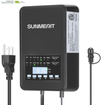 200W Low Voltage Landscape Transformer with 2 Zones Independent Control ... - $160.55