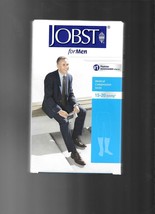 Jobst for Men White 15-20 mmHg Knee Compression Socks - £26.19 GBP