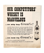 1960 Grant&#39;s Blended Scotch Whisky Advertisement Distillery Liquor Vinta... - €17,09 EUR