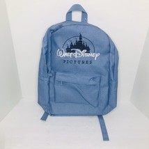 Walt Disney Pictures Backpack Bag Full Size Blue Embroidered Art New NWT - $29.60