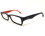 Ray-Ban Eyeglasses Frames RB5236 2479 Black Red Rectangular Full Rim 53-... - £37.78 GBP