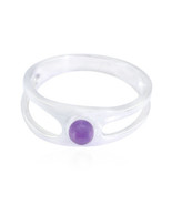 Anelli dell'eternità con ametista gioielli genuini per il regalo del Black... - $19.23