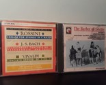 Lot of 2 Gioacchino Rossini CDs: Sonata for Strings, The Barber of Seville - £11.34 GBP