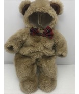 Anne Geddes Teddy Bear Brown Bowtie Outfit 15 inches Vintage 1997 - £10.19 GBP