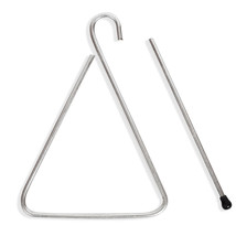 Christmas Musical Triangle Jingle Percussion Instrument Hand Striker Xma... - £7.77 GBP