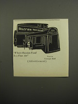 1951 Russian Tea Room Ad - Where Russian Food is a fine art - £15.01 GBP