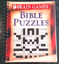 Brain Games Bible Puzzles Spiral Bound Christian Activity Book - $9.90