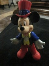 WDW Disney Vintage Poseable Mickey Mouse Cake Topper Plastic Vinyl Figur... - £3.97 GBP