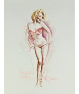 &quot; à Peine Yours Marilyn &quot; (Monroe) Par Comte Mac Pherson Lithographie Li... - €201,88 EUR
