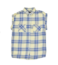 RAILS Womens Shirt Britt Short Sleeve Meringue Plaid Multicolor Size S RW55725 - £30.93 GBP