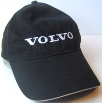 Volvo Hat Strongco Customer Care Company Black Hook Loop Baseball Cap - £10.73 GBP