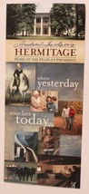 Andrew Jackson&#39;s Hermitage Brochure  - £3.85 GBP