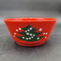 Waechtersbach Red Christmas Tree 4 7/8&quot; Bowl Ice Cream Soup Salad Fruit Cereal - £9.01 GBP