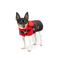 Ruby Red Equestrian Dog Coat by DCNY - £66.30 GBP