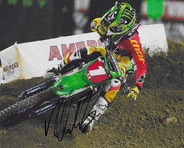 Ryan Villopoto, Supercross, Motocross, signed autographed, 8x10 Photo. - £86.04 GBP