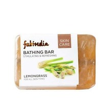 Fabindia Lot of 2 Lemongrass Bathing Bar Soap 200gm Organic No Paraben AUD - £19.96 GBP