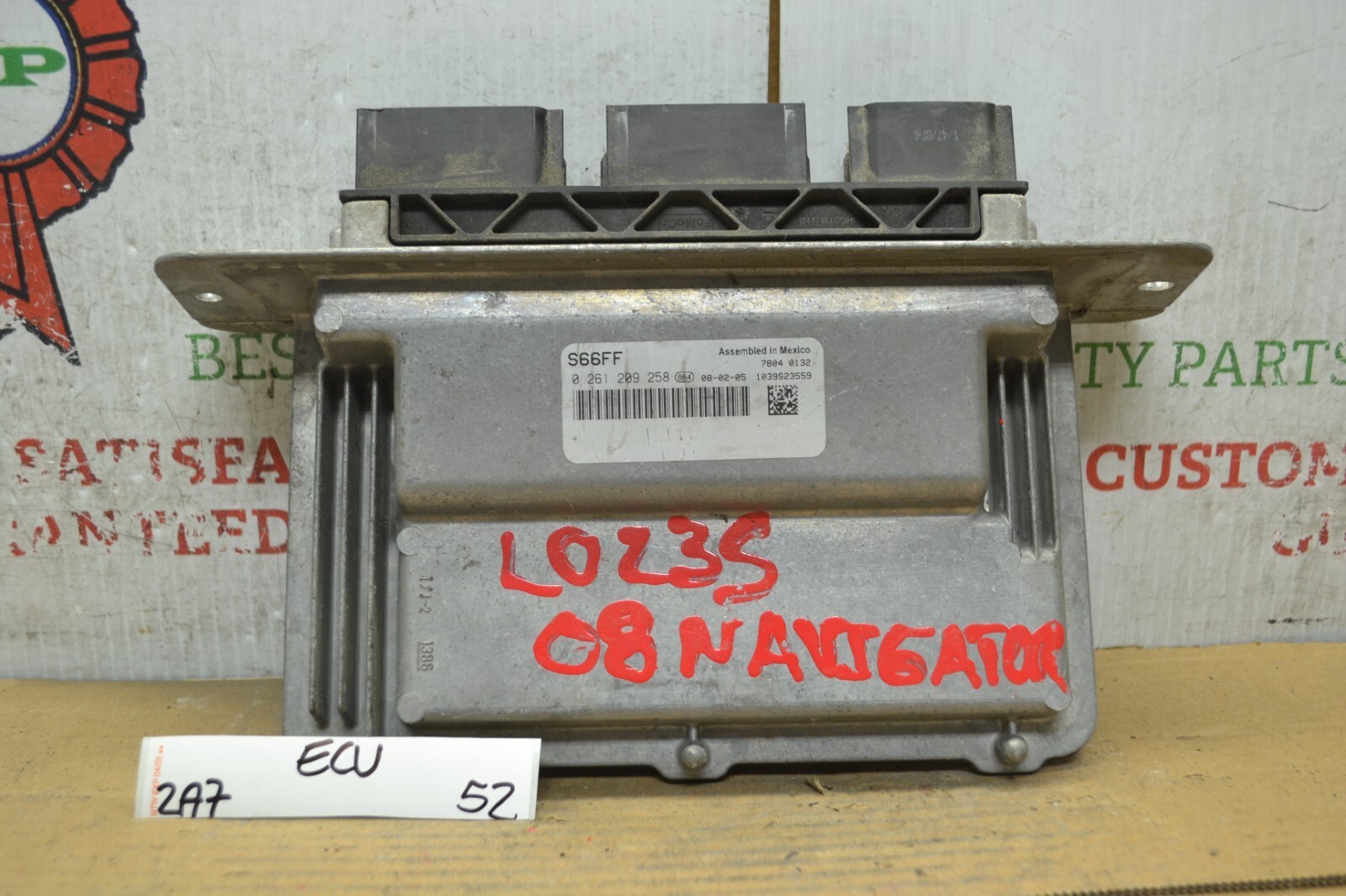 2007 Lincoln Navigator 5.4L Engine Control Unit ECU 7L7A12A650CE Module ... - $36.25