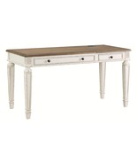 Realyn - Home Office Lift Top Desk - White / Brown - €388,22 EUR