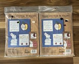 2X Bucilla Stitch N Paint LEARNING PANEL Counted Cross Stitch Kit # 3249... - $18.99