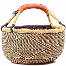 Fair Trade Ghana Bolga African Large Market Basket 18-18.5" Across, 80676 - $46.45