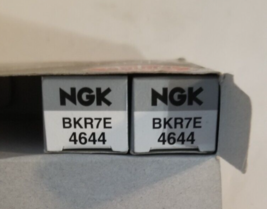 Pair NGK BKR7E 4644 Spark Plugs Fits Many BMW &amp; Honda Motorcycles &amp; Some ATV&#39;S - £5.33 GBP