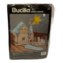 Bucilla Plastic Canvas 6053 Delicate Tea Pot Napkin Holder DIY Stitch Sz 6/7 3/4 - £11.36 GBP