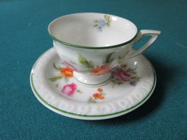 ROSENTHAL GERMANY &quot;MARIA&quot; PATTERN COFFEE CUP AND SAUCER [*61B] - $34.65