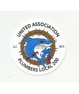 UNITED ASSOCIATION PLUMBERS LOCAL 200 NEW YORK SHARK RAT 2.5&quot; Sticker - €3,43 EUR