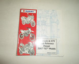 2007 Suzuki Moto &amp; Atv Pronto Reference Manuale K7 Modelli Fabbrica OEM 07 - $14.95