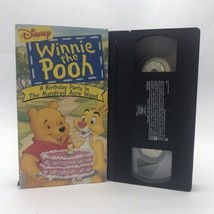 Disney Winnie the Pooh A Birthday Party In The Hundred Acre Wood  VHS - £20.26 GBP