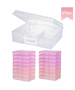 Photo Storage Box for 1600 Pictures PINK Organizer Acid-Free Cases Keepe... - €18,33 EUR