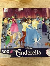Disney CINDERELLA 300pc 24&quot; x 18&quot; Jigsaw Puzzle Cinderella &amp; The Prince ... - $21.49