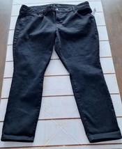 Old Navy Black Pop Icon Skinny Mid-Rise Jeans Sz 18 Petite Pants Stretch... - $12.86