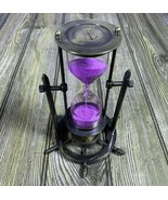 Vintage Nautical Sand Hourglass Compass Timer Beautiful Antique Gift For... - $35.46