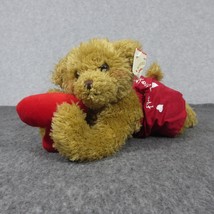 Hallmark Bunnies By the Bay 12in Plush Bear Bobby Boxer Valentine Heart ... - £7.77 GBP