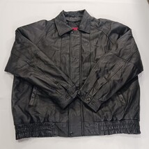 Vintage Hind Men's Black Motorcycle Jacket Genuine Leather Heavyweight Lined XL image 13