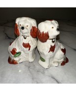 RARE PAIR STICKERED Brwn SPOTTED Beswick Staffordshire Dogs King Charles... - $275.00