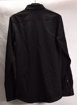 Zara Mens Slim Fit Button Down LS Shirt Black NWT S - $27.72