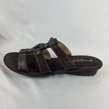 8.5 naturalizer Testify dark brown leather sandal With Box Strapped N5 Comfort - £11.15 GBP