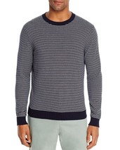 Nordstrom Pullover Sweater Men&#39;s 2XL Black Striped Merino Wool crewneck NWOT - £16.41 GBP