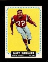 1964 Topps #8 Larry Eisenhauer Vgex Patriots - £2.71 GBP