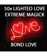 50x COVEN LIGHTED LOVE ELEVATED HIGHER LOVE BONDS EXTREME MAGICK Witch - $77.77