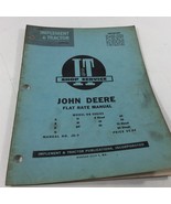 Genuine I&amp;T John Deere Flat Rate Manual 1959 JD-9 A B D G H M MT R 40 50... - $12.99