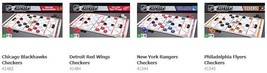 NHL Checkers Game by Masterpieces Puzzles -Select- Team Below - $29.95