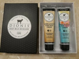 Dionis Goat Milk Skincare Gift set of two body and hand moisturizing tre... - $29.99