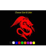 Dragon Serpent DnD Sticker Decal Laptop Car Window Wall CHOOSE SIZE COLOR - $3.18+