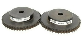LOT OF 2 MARTIN SPROCKET D08B48 DOUBLE ROLLER SPROCKETS 3/4&#39;&#39; IN. BORE - £180.40 GBP