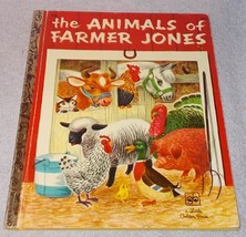 Vintage Little Golden Book The Animals of Farmer Jones #282 - £4.87 GBP