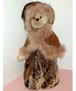 Martha Burch Renaissance Bear Artist Signed Mohair Teddy Bear OOAK Feath... - £156.43 GBP