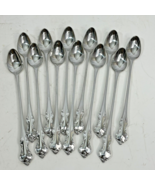 12 Piece Eldan Japan Stainless Silverware Ice Tea Icecream Spoon Set ELD... - $24.99